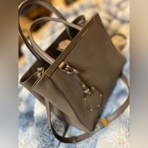 Fendi 2Jours petite tote bag taupe ($1,500)